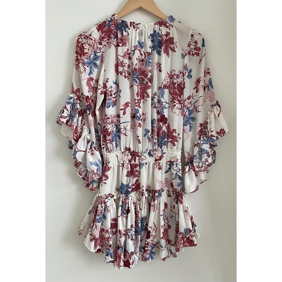 Misa Los Angeles Cecilia Floral Ruffle Mini Dress - Picture 4 of 6